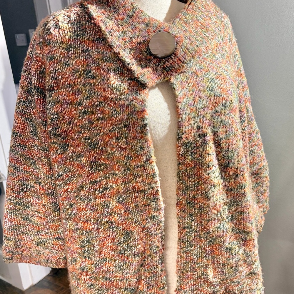 Tweed Woman‎ Multicolor Women's Knit Poncho